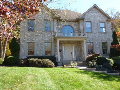 Beautifully situated on an ideal lot with mature l