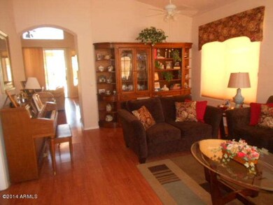 Living room from front door