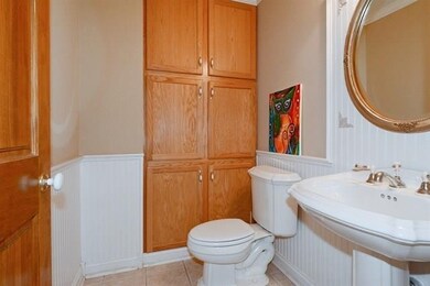 First floor powder room