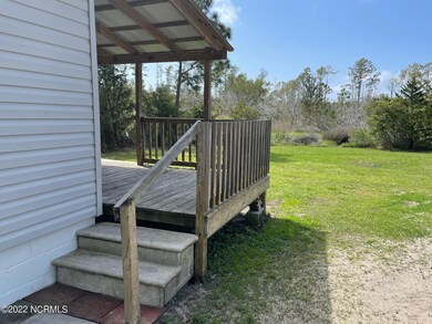 Steps to rear porch