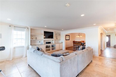 Open and spacious living room