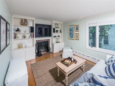 The living room is also accented...