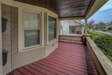 Downstairs apartment front porch