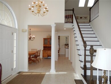 Two story foyer