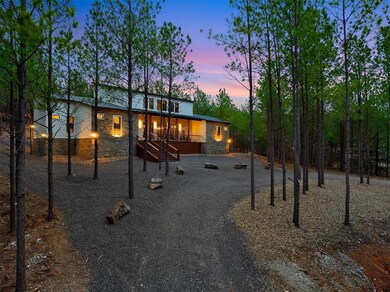 View of front of house featuring a deck