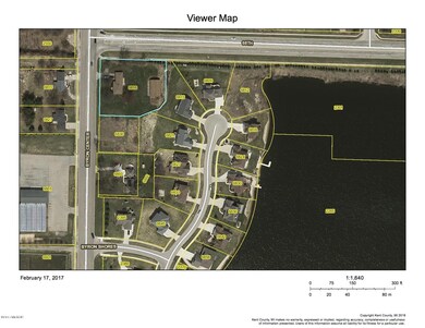 6816 byron Center Aerial View