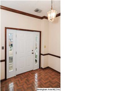 Foyer with sidelight windows