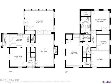 Floorplan with dimensions