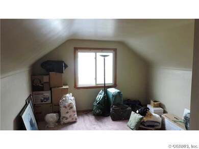 Bathroom. upstairs bedroom with carpet.