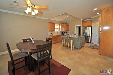Spacious keeping area right off the kitchen. Perfe
