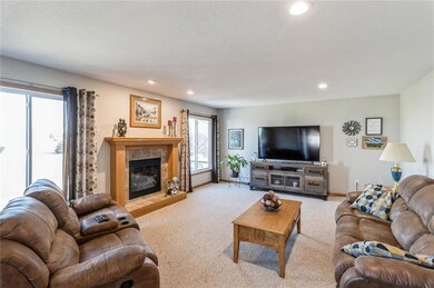 Large 1st floor family room with lots of natural l