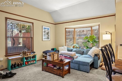 Living Room with High Ceilings