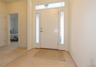 Entry Foyer with Sidelites for Natural Lighting.