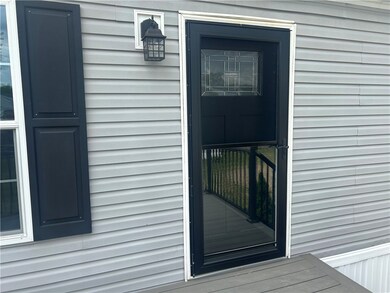 Front door with screen door