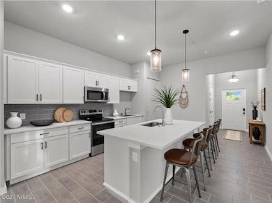 Virtually staged Kitchen