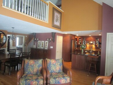 First floor layout with view into...