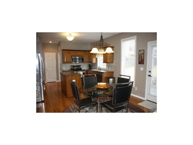 Spacious kitchen and eating space