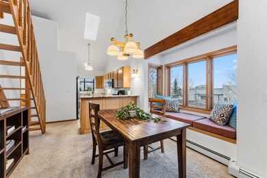 Fabulous Continental Divide views from the window seat in the dining area.