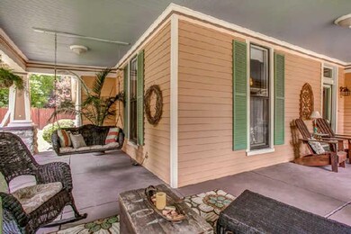 Large wrap around porch.