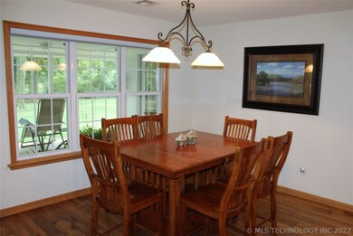 Dining features beautiful hardwoods and incredible