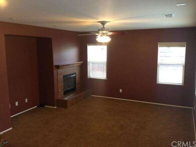 Family room with fire place