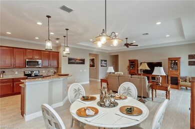 Dining area with openess to Family Room and Kitche