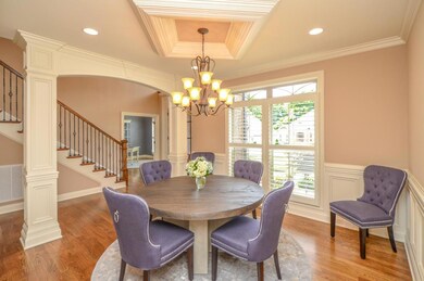Host large Dinner parties with ease in this dinning room.