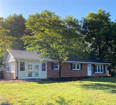Sunroom on left front of home