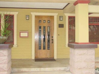 Front door of front house