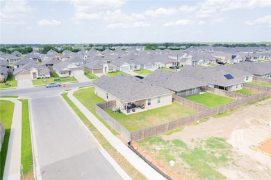 Aerial perspective of residential area