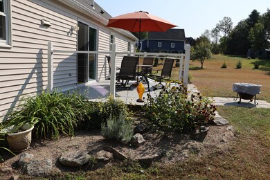 well landscaped back yard