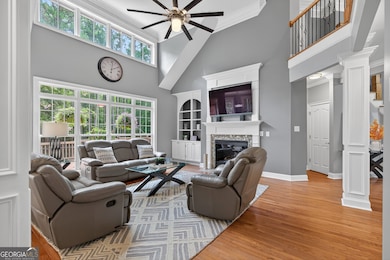 High ceiling with added windows