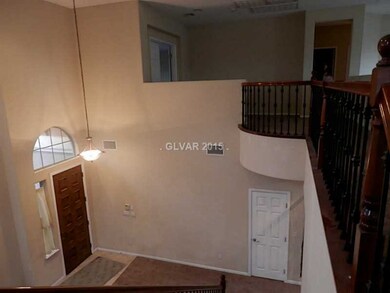 2nd Floor Plan. Top of stairs looking at front doo