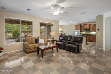 Living room & kitchen