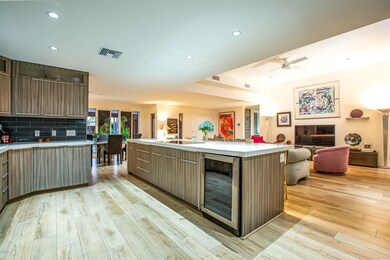Island Complete with Wine Fridge