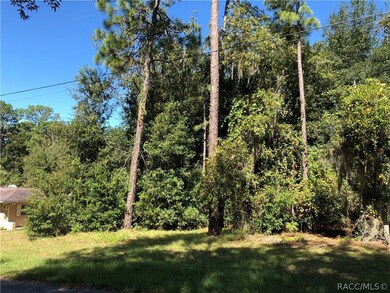 Right side of the property.