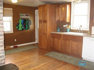 Kitchen and Entry from the side of the Home.