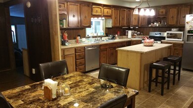 There is a nice sized dining area in the kitchen.
