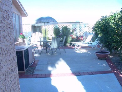Side patio