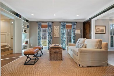 Living Room with Built-Ins