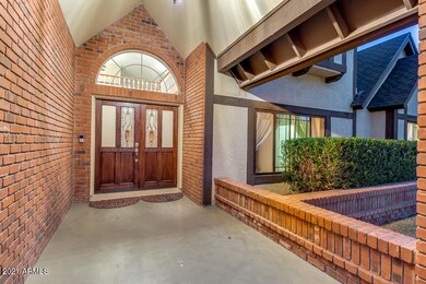 Brick lined entry