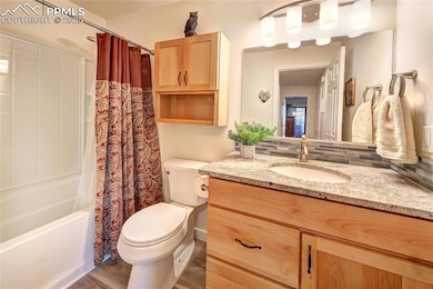 New tub/shower, vanity, cabinets and flooring