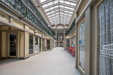 Ground level Arcade restaurants and shops