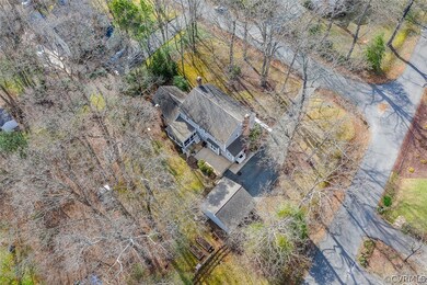 A large lot of .74 acres includes a generous front