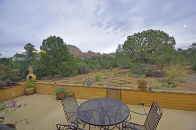 Side Patio with Views to Thunder Mtn