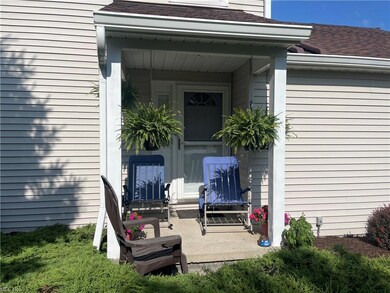 Relaxing entry patio