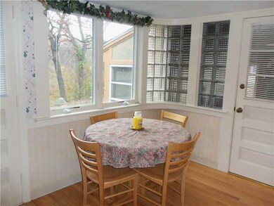 Dining Area. Eat in kitchen with river view
