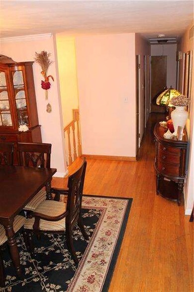Main floor hallway beautiful hardwood floors