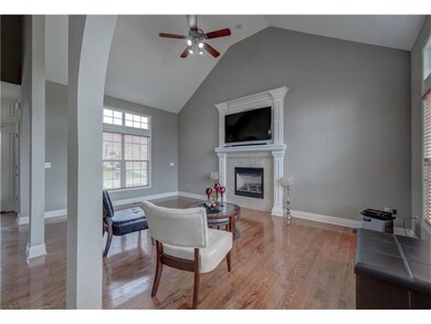 Gas start fireplace place with a beautiful mantel 