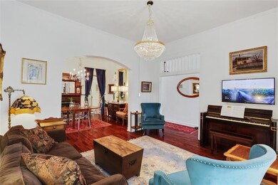 View of Living Room Flowing into Dining Room with